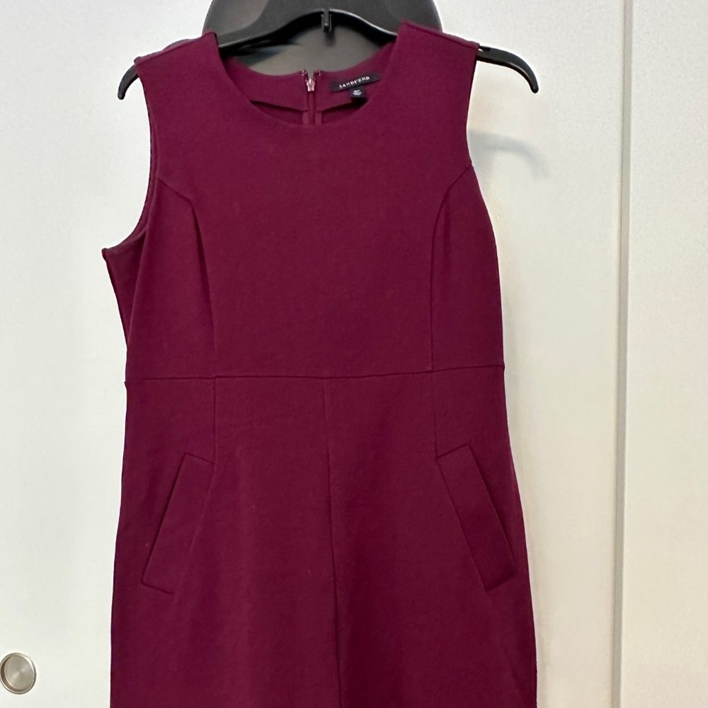 Lands End Ponte dress with pockets